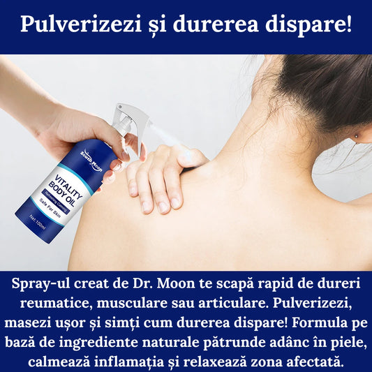 Spray cu efect calmant pentru dureri reumatice, osoase și musculare