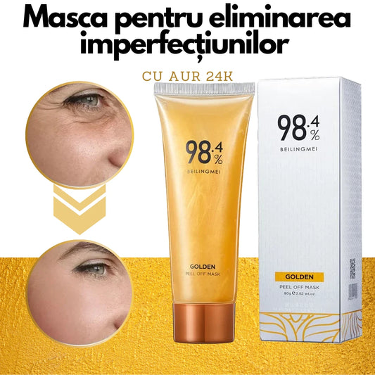 Masca pentru eliminarea imperfectiunilor CU aur 24k