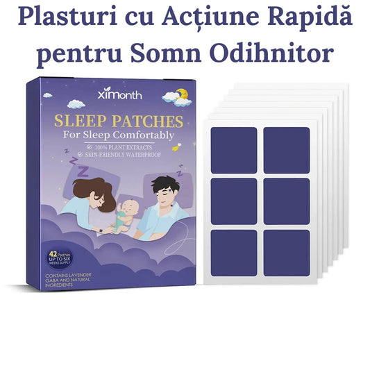 Plasturi cu Acțiune Rapidă pentru Somn Odihnitor, 42 buc.