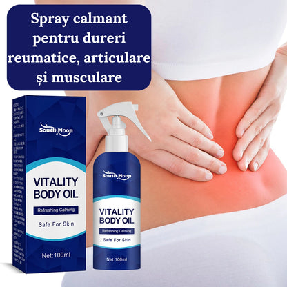 Spray cu efect calmant pentru dureri reumatice, osoase și musculare